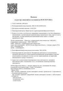 Фото лицензии клиники "Стоматологическая клиника Альдента Кидс в Ангарске 22-й мкр" - 1